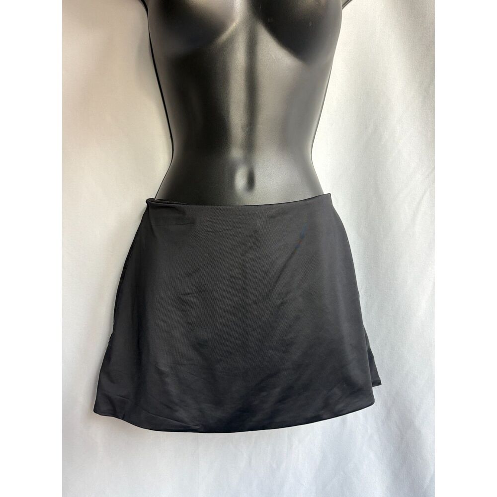 Oh Polly A Line Micro Mini Skort Black Size S Basics Closet Staple Essentials
